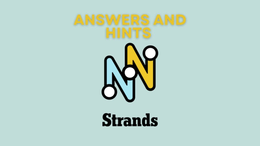 Strands answers March 15th